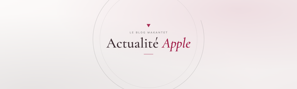 Entête Actualité Apple - bandeau